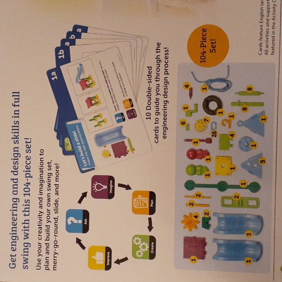 Learning Resources 104 piece STEM building set (Ages 5 - 10) NWT/NIB - Picture 3 of 7